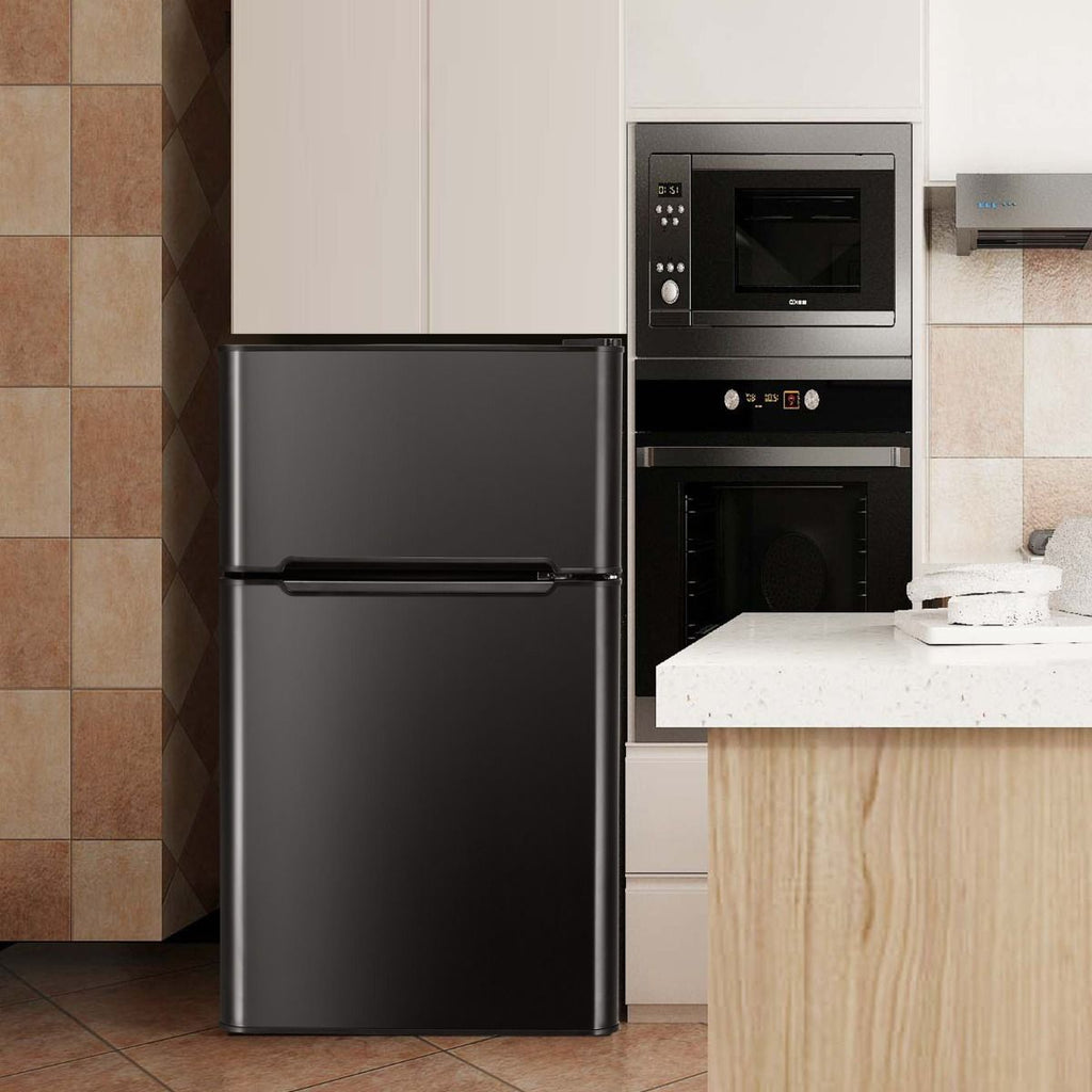 Réfrigérateur Compact 90 L à 2 Portes avec Congélateur Séparé