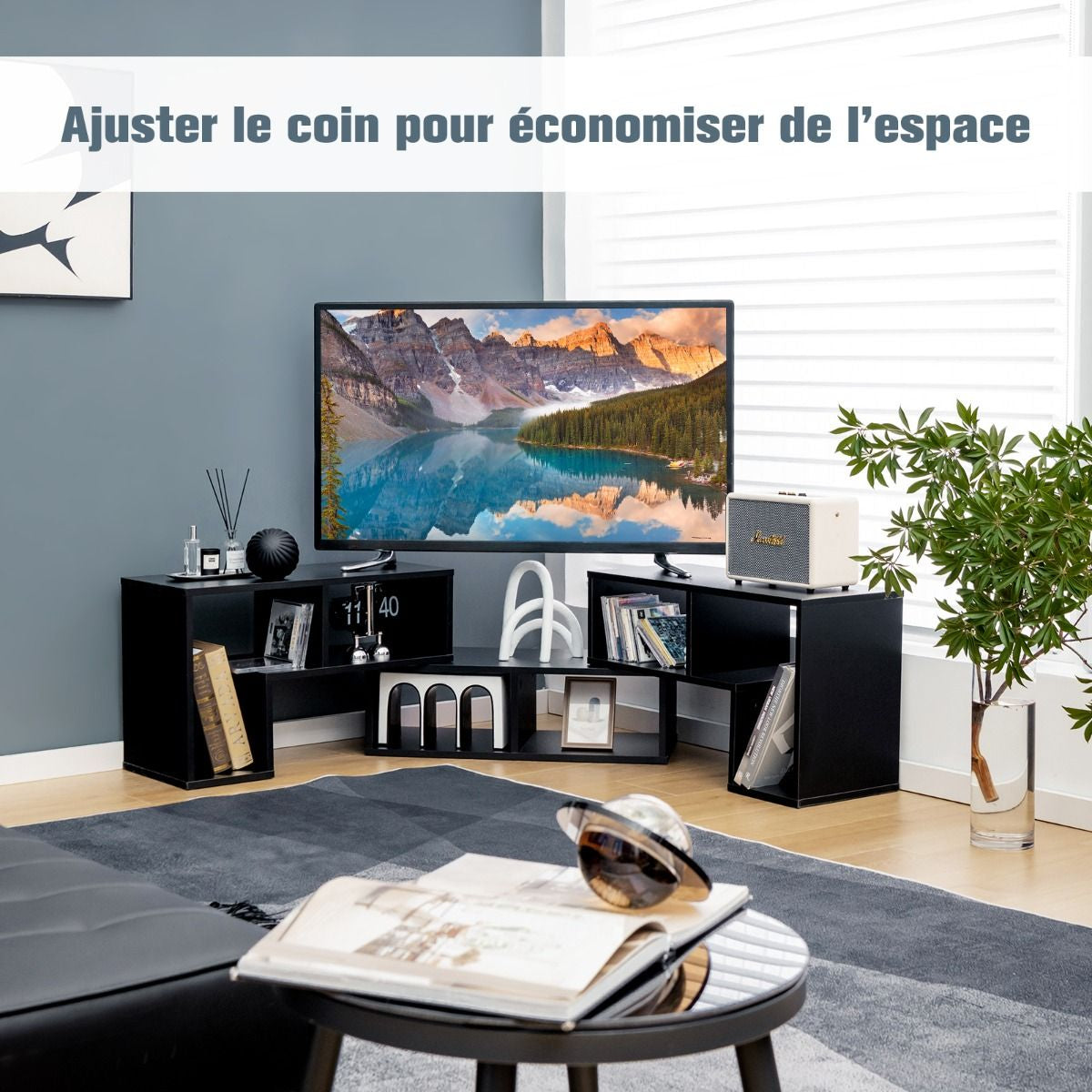 Meuble TV Modulable 3 Pièces – Design Minimaliste