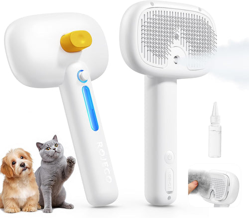 Brosse Vapeur 3-en-1 pour Chat et Chien