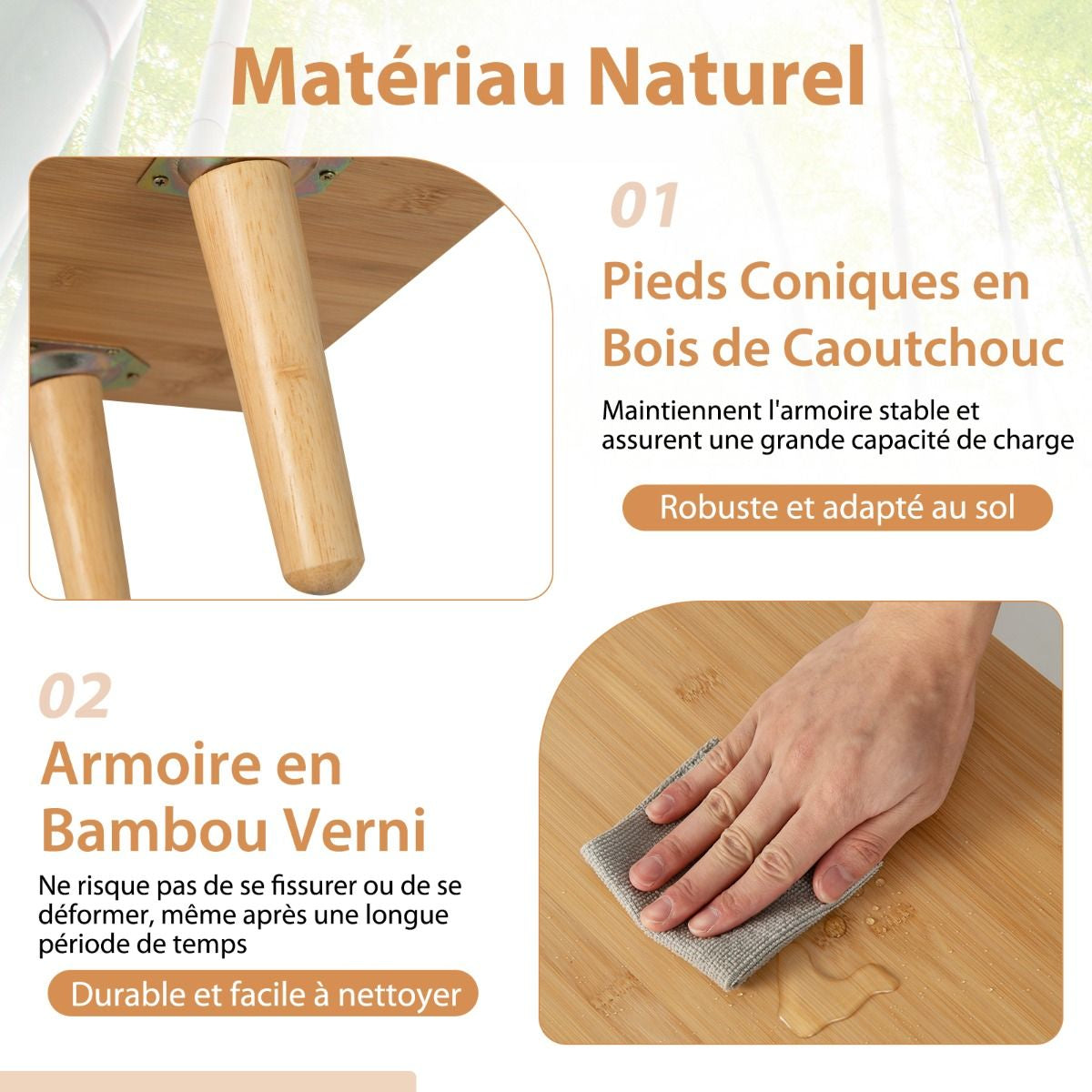 Meuble TV en Bambou 