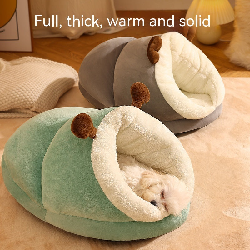 Lit d'intérieur Hivernal pour Chat & Petit Chien