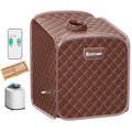 Sauna Spa à Vapeur Portable avec télécommande et accessoires