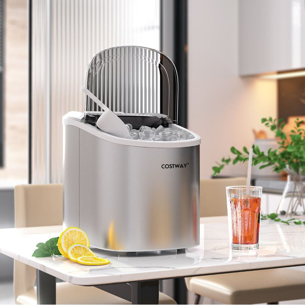 Machine à Glaçons Portable 12 kg/24 h – 2 Tailles de Glaçons