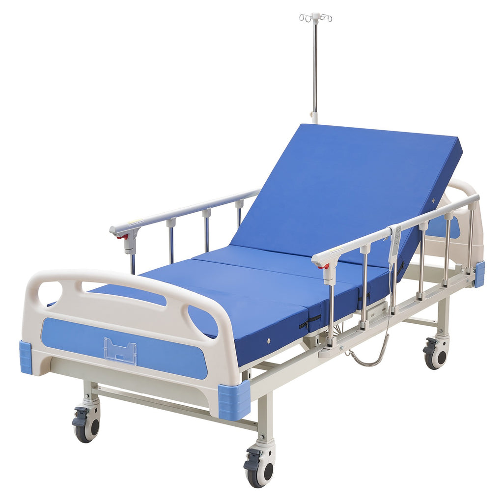 Lit médicalisé électrique 2 fonctions avec matelas haute densité