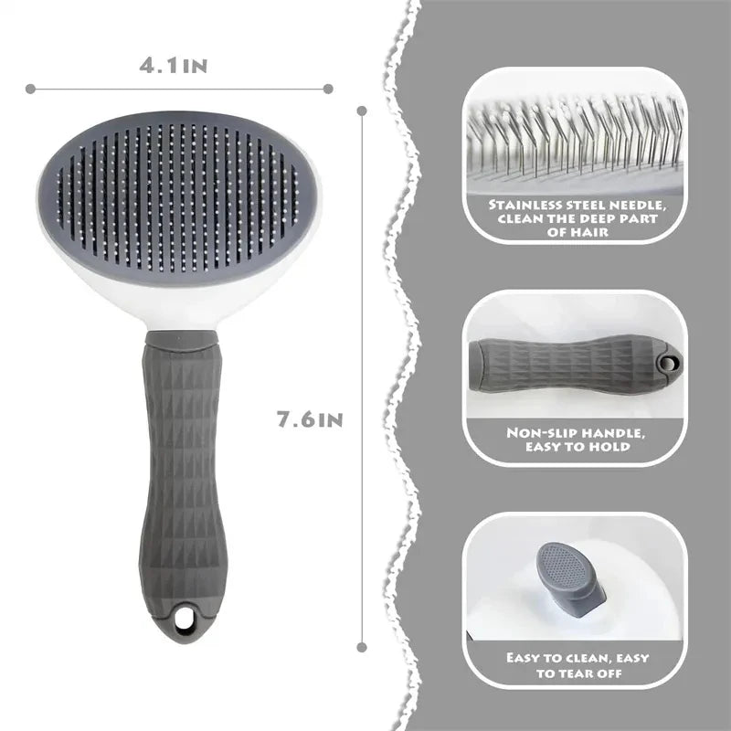 Brosse Auto-Nettoyante pour Chat & Chien