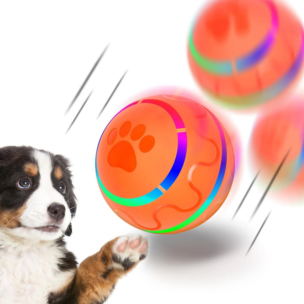 Balle Interactive Automatique pour Chien – LED & Mouvement Intelligent 