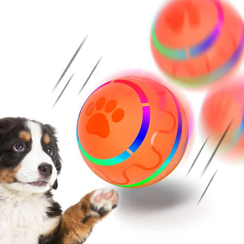 Balle Interactive Automatique pour Chien – LED & Mouvement Intelligent 